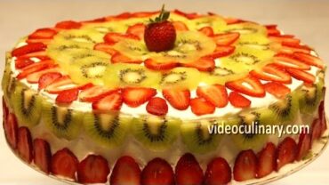 VIDEO: Ladyfinger Cake with Fresh Fruit by Grandma Emma – Russian Cake Recipe