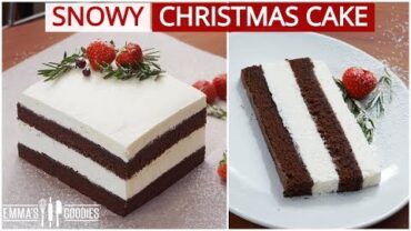 VIDEO: The Christmas Cake YOUR entire family will love! Snowy Chocolate Cake