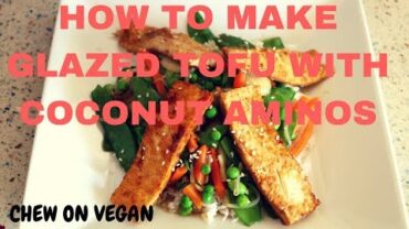VIDEO: How to make glazed tofu with coconut aminos