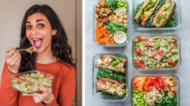 VIDEO: HEALTHY VEGAN LUNCHES FROM MONDAY TO FRIDAY (+ PDF guide)
