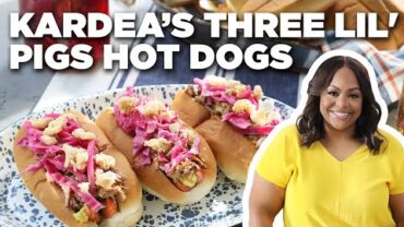 VIDEO: Kardea Brown’s Three Lil’ Pigs Hot Dogs ​| Delicious Miss Brown | Food Network