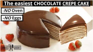 VIDEO: 15 Minute Chocolate Crepe Cake ANYONE Can Make!