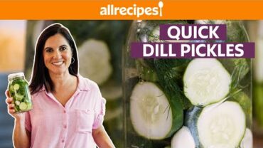 VIDEO: How to Make Refrigerator Crunchy Dill Pickles | Quick Pickles | Get Cookin’ | Allrecipes.com