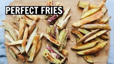 VIDEO: HOW TO MAKE CRISPY LOW FAT FRIES + 3 FLAVOR IDEAS