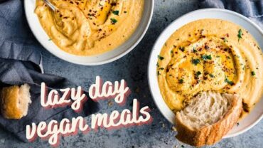 VIDEO: Incredible vegan meals for lazy days