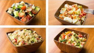VIDEO: 4 Healthy Salad Recipes For Weight Loss | Easy Salad Recipes
