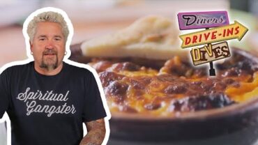 VIDEO: Guy Fieri Eats Bolognese Lasagna | Diners, Drive-Ins and Dives | Food Network