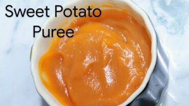 VIDEO: sweet potato puree for baby/ sweet potato puree for babies/ weaning