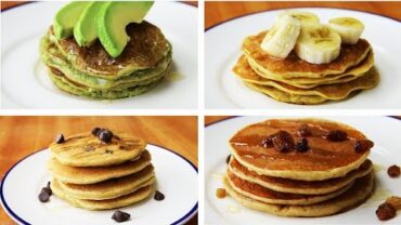 VIDEO: 4 Simple And Healthy Pancakes – Homemade Pancakes