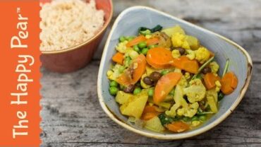 VIDEO: Aloo Gobi Recipe (Potato and Cauliflower)  – The Happy Pear – Vegetarian Indian Food