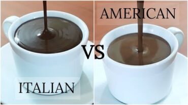 VIDEO: Hot Chocolate Recipe – AMERICAN VS ITALIAN HOT CHOCOLATE