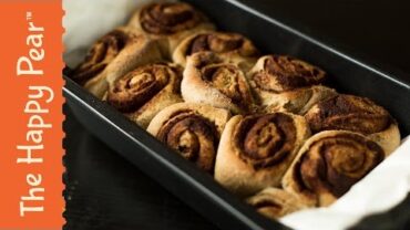 VIDEO: Vegan Cinnamon Swirls – Healthy Whole food Dessert | THE HAPPY PEAR
