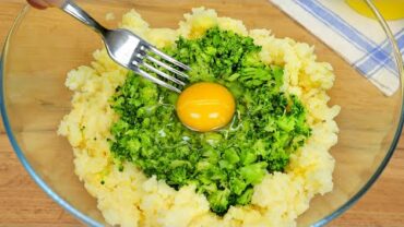 VIDEO: Ich werde nicht müde, dieses Rezept für Brokkoli und Kartoffeln zu kochen! Schnell und lecker!