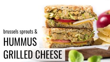 VIDEO: VEGAN HUMMUS GRILLED CHEESE | healthy lunch idea
