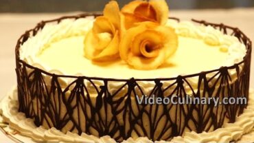 VIDEO: White Bavarian Cream Cake Recipe – Video Culinary