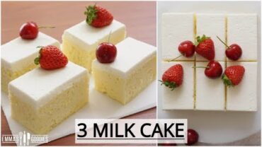 VIDEO: Tres Leches Cake Recipe ( Pastel de Tres Leches) 3 Milk Cake