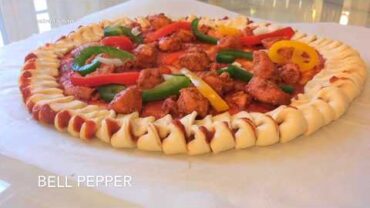 VIDEO: braided crust pizza