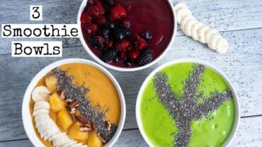 VIDEO: 3 Smoothie Bowls | with Vivo Life Protein