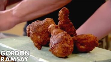VIDEO: Buttermilk Fried Chicken with Sweet Pickled Celery | Gordon Ramsay
