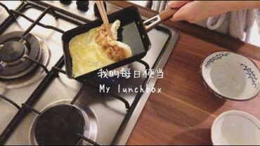 VIDEO: 【ENG】我的每日便当 My lunchbox 料理音｜海鲜酱鸡块炒青椒与肉松蛋卷便当 Vol.28 Chicken in Hoisin sauce & shredde dpork egg roll