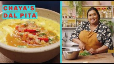 VIDEO: Chaya’s dal pita with grilled tomato salsa | Ottolenghi Test Kitchen