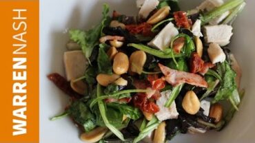 VIDEO: Peanut Salad Recipe – With Chicken, Bacon & Tomato – Recipes by Warren Nash