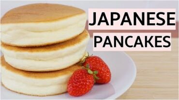 VIDEO: Fluffy Japanese Pancakes Recipe ( Jiggly Souffle Pancakes )
