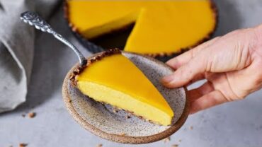 VIDEO: Mango Pie Recipe | Vegan Cheesecake Jelly Tart