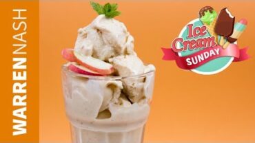 VIDEO: Healthy Peach Ice Cream Recipe – #IceCreamSunday – Recipes by Warren Nash