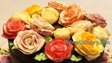 VIDEO: Easy Chocolate Cake Recipe – with Buttercream Roses