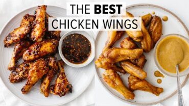 VIDEO: CRISPY CHICKEN WINGS – 2 WAYS | the best baked chicken wings recipe