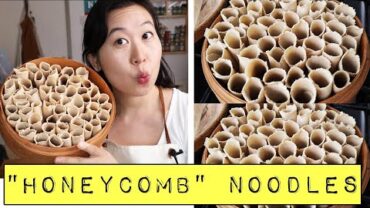 VIDEO: CHINESE “HONEYCOMB” OATMEAL NOODLES!! | (“KAO LAO LAO”) 莜面栲栳栳