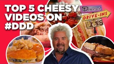 VIDEO: Top 5 Cheesy #DDD Videos of All Time with Guy Fieri | Diners, Drive-Ins and Dives | Food Network