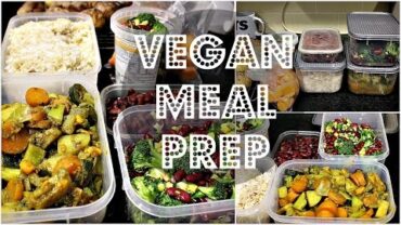 VIDEO: VEGAN MEAL PREP #3 (LUNCH AND DINNER) |  Cheap Lazy Vegan
