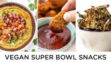 VIDEO: VEGAN SUPER BOWL RECIPES ‣‣ savory vegan party snacks
