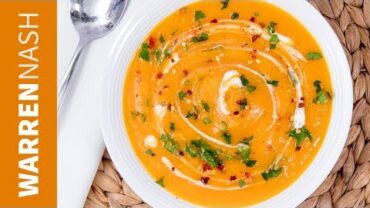 VIDEO: Spicy Butternut Squash Soup Recipe – Easy & Tasty Winter Recipes by Warren Nash