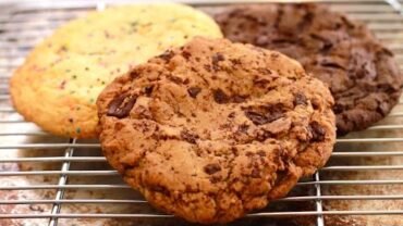 VIDEO: GIANT Single-Serving Cookies (Chocolate Chip, Sugar Cookie & 2x Chocolate) – Bigger Bolder Baking 86