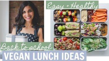 VIDEO: EASY VEGAN LUNCH IDEAS | bento box lunch ideas | healthy & quick