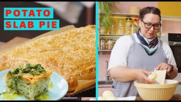 VIDEO: Potato slab pie with salsa verde | Ottolenghi Test Kitchen