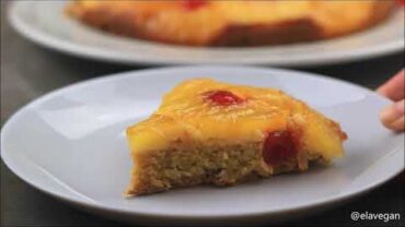 VIDEO: Vegan Pineapple Upside Down Cake | Easy Recipe (GF)