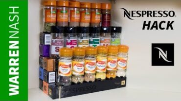 VIDEO: #NespressoHack Cardboard Spice Rack – Easy DIY by Warren Nash