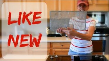 VIDEO: How To Clean Glass Top Stove Burners, How To Clean Stove Hood Filter & Vent With Baking Soda