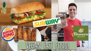 VIDEO: Eating Vegan Fast Food for 24 Hours #2 | What Chris Eats in A Day