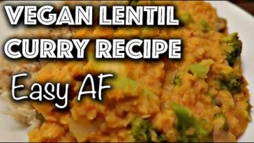 VIDEO: EASY VEGAN LENTIL CURRY RECIPE! (Daniel’s Famous Curry)