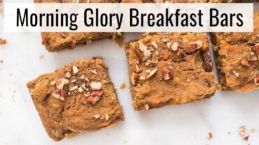 VIDEO: Morning Glory Breakfast Bars | Healthy Breakfast Ideas