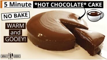 VIDEO: 5 Minute HOT CHOCOLATE CAKE ! When you can’t decide whether to eat or drink your Calories! 😱