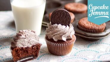 VIDEO: Cookies & Cream Oreo Cupcake Recipe | Cupcake Jemma