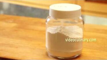 VIDEO: How to make Powdered Sugar (Confectioner’s / Icing Sugar)