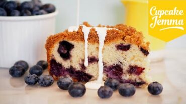 VIDEO: Blueberry Crumble Cake Recipe | Cupcake Jemma