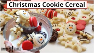VIDEO: 3 Ingredient Mini CHRISTMAS COOKIE CEREAL ! Sugar Cookie Cereal!